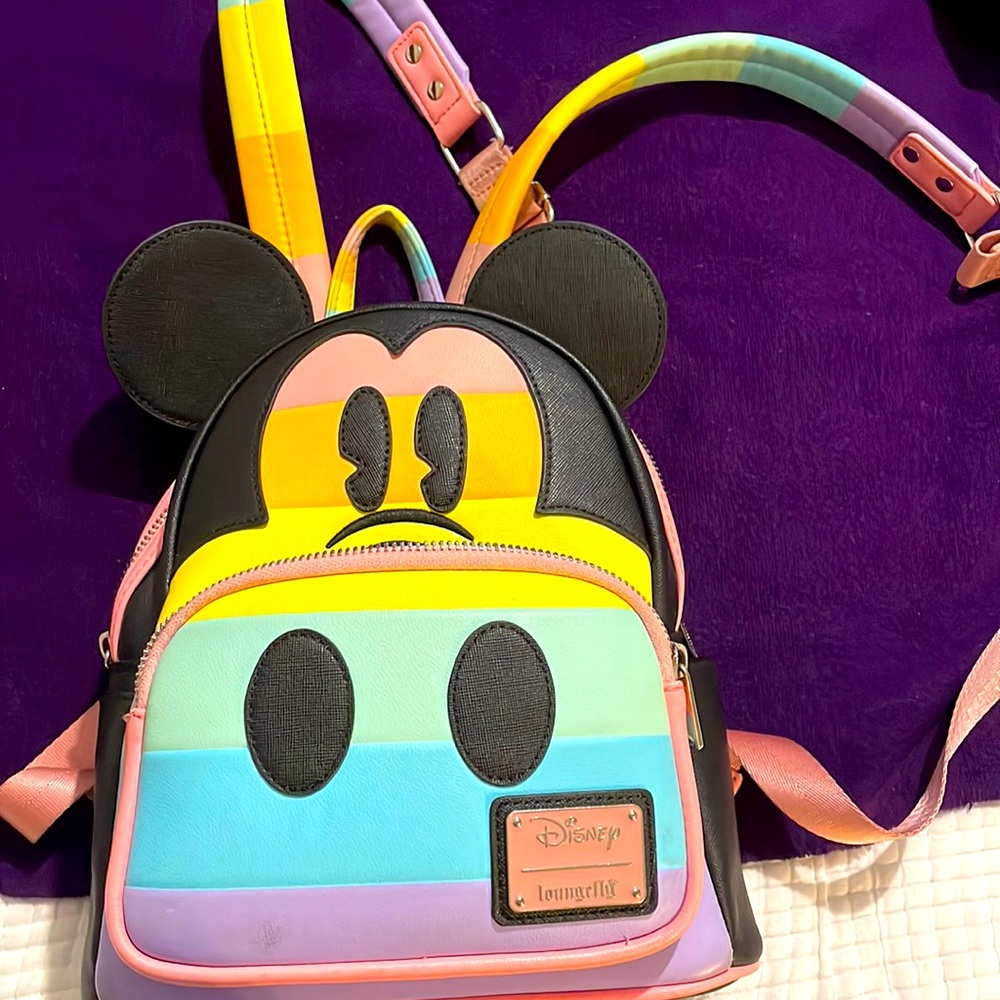 Rainbow Mickey Mouse loungefly